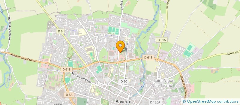 localisation de l'entreprise SCI SLRI  BAYEUX