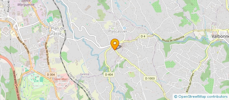localisation de l'entreprise SCI SLS à GRASSE