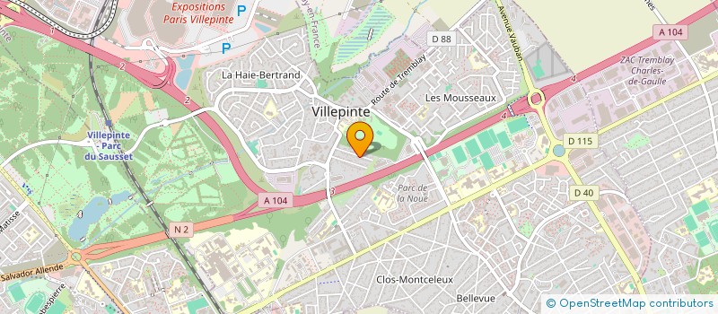 localisation de l'entreprise SCI SLS à VILLEPINTE