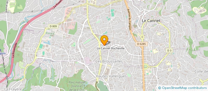 localisation de l'entreprise SCI SLS IMMOBILIER à LE CANNET