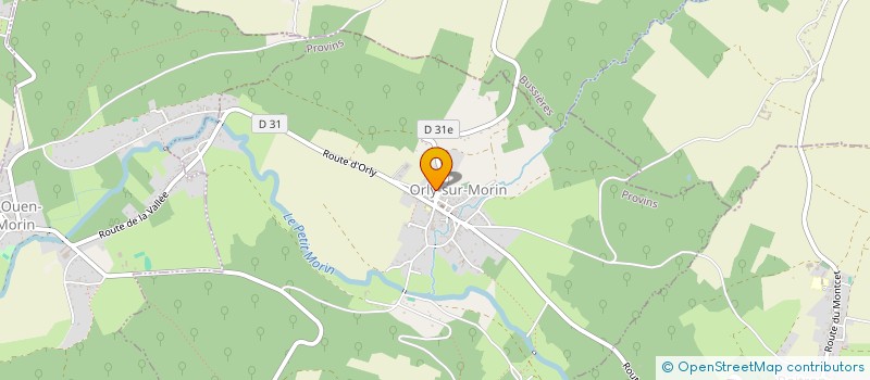 localisation de l'entreprise SCI SLV-5  ORLY-SUR-MORIN
