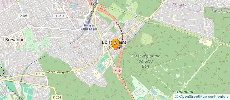 localisation de l'entreprise SCI SLV IMMOBILIER à BOISSY-SAINT-LEGER