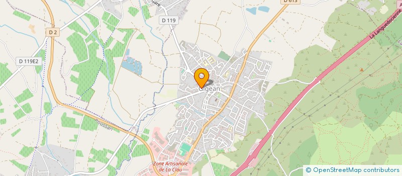 localisation de l'entreprise SCI SLYRA  GIGEAN