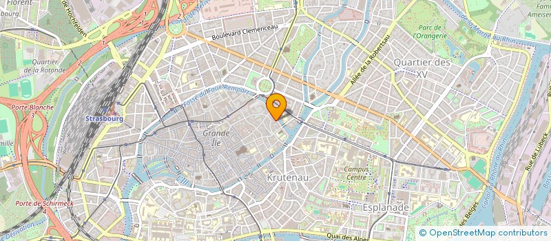localisation de l'entreprise SCI SM à STRASBOURG