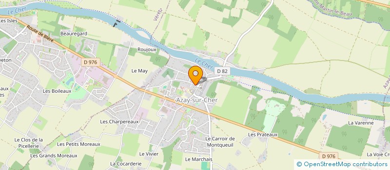 localisation de l'entreprise SCI SM  AZAY-SUR-CHER