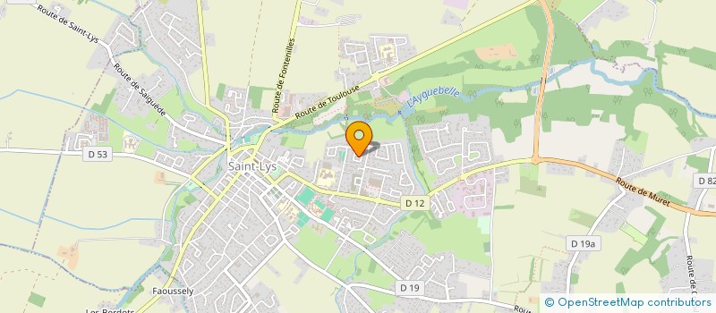 localisation de l'entreprise SCI SM  SAINT-LYS