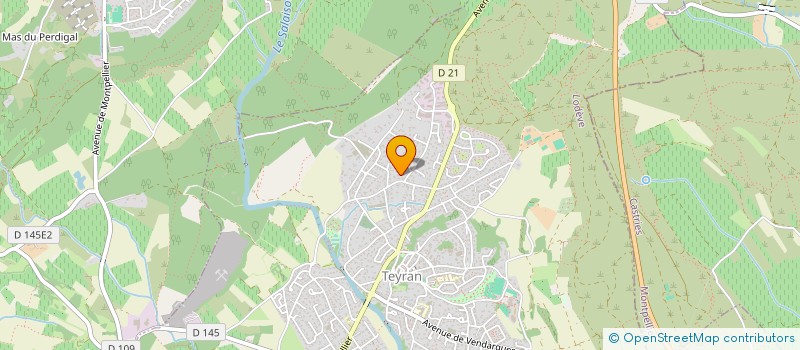 localisation de l'entreprise SCI SM  TEYRAN