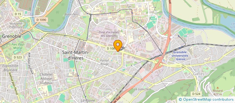 localisation de l'entreprise SCI SM  SAINT-MARTIN-D'HERES