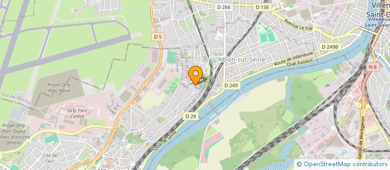 localisation de l'entreprise SCI SM  ABLON-SUR-SEINE