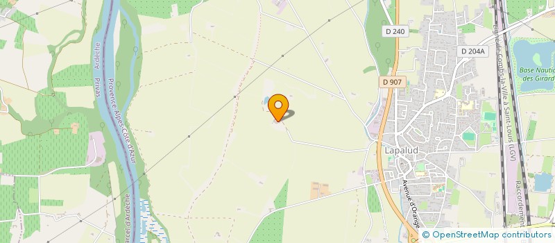 localisation de l'entreprise SCI SM&CM  LAMOTTE-DU-RHONE