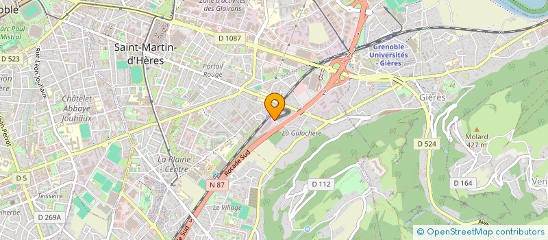 localisation de l'entreprise SCI SM CURTO  SAINT-MARTIN-D'HERES