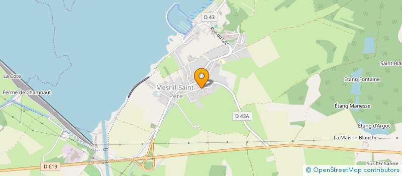 localisation de l'entreprise SCI SM.EA 10  MESNIL-SAINT-PERE