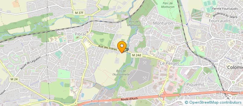 localisation de l'entreprise SCI SM IBM INVEST  PIBRAC