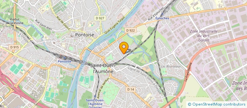 localisation de l'entreprise SCI SM IMMO à SAINT-OUEN-L'AUMONE