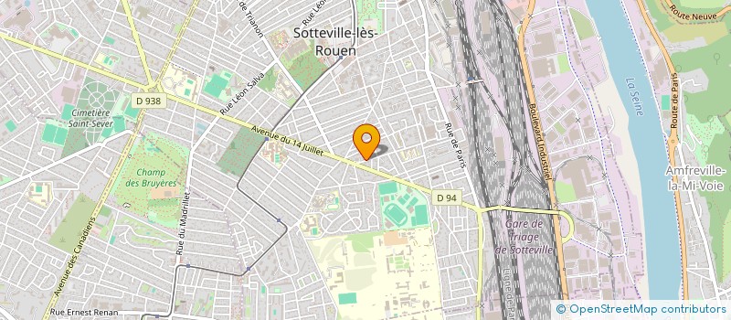 localisation de l'entreprise SCI SM IMMO  SOTTEVILLE-LES-ROUEN