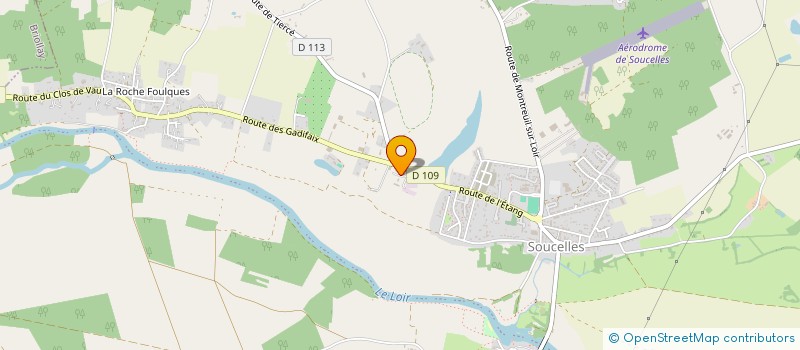 localisation de l'entreprise SCI SM IMMO  LOIRE-AUTHION