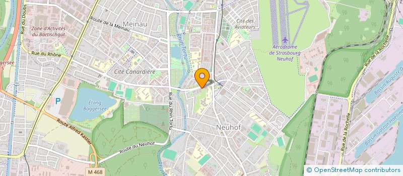 localisation de l'entreprise SCI SM INVESTISSEMENTS  STRASBOURG