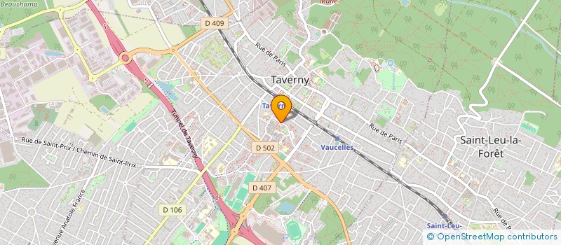 localisation de l'entreprise SCI SMAANOVA  TAVERNY