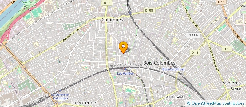 localisation de l'entreprise SCI SMAC à COLOMBES