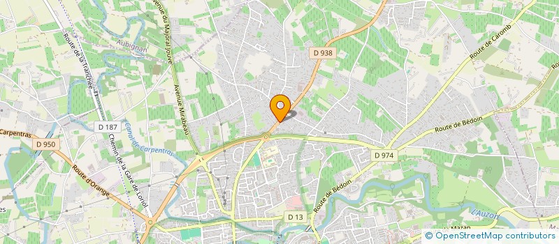 localisation de l'entreprise SCI SMAC  CARPENTRAS