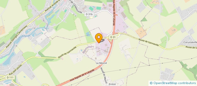 localisation de l'entreprise SCI SMACO  MONTIVILLIERS