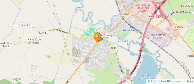 localisation de l'entreprise SCI SMACQ  DRUBEC