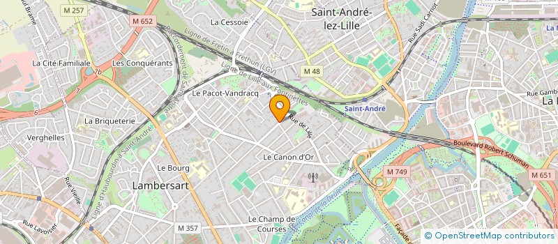 localisation de l'entreprise SCI SMAF à LAMBERSART