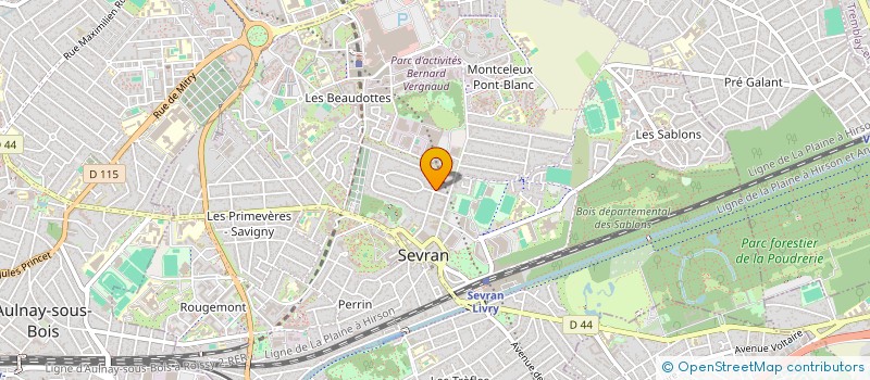 localisation de l'entreprise SCI SMAIL à SEVRAN