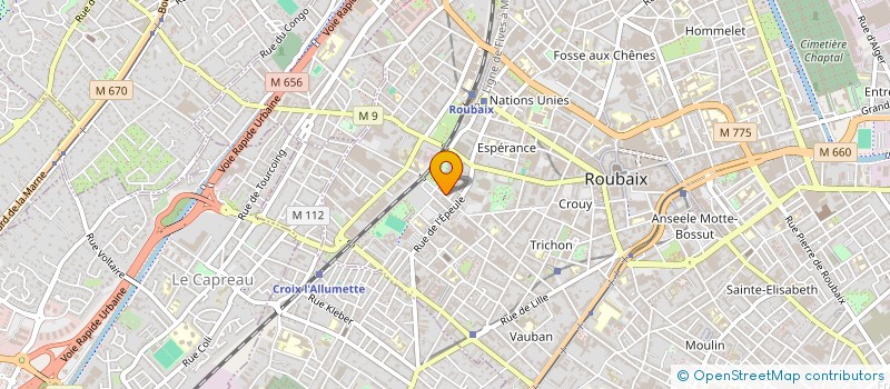 localisation de l'entreprise SCI SMAKAM  ROUBAIX