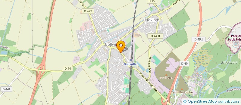 localisation de l'entreprise SCI SMARAGDINA  BOLLWILLER