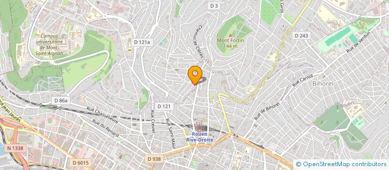 localisation de l'entreprise SCI SMARC à ROUEN