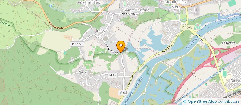 localisation de l'entreprise SCI SMART  JUSSY