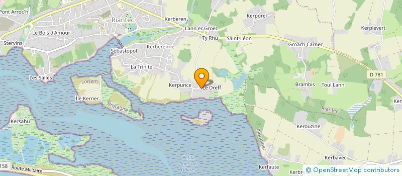 localisation de l'entreprise SCI SMART  RIANTEC