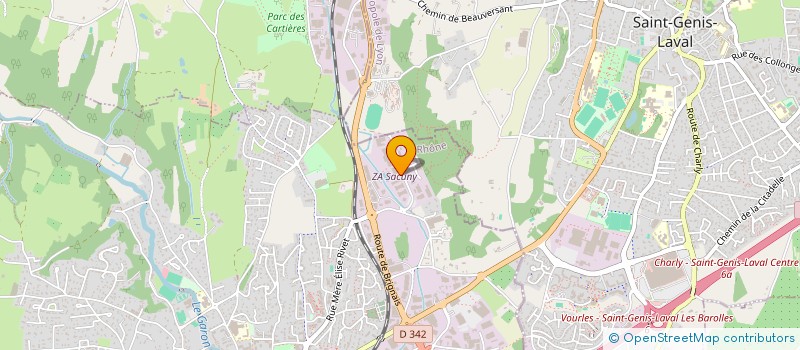 localisation de l'entreprise SCI SMART YEVA  OULLINS-PIERRE-BENITE