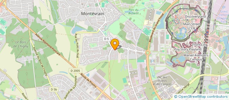 localisation de l'entreprise SCI SMARTIMMO  MONTEVRAIN