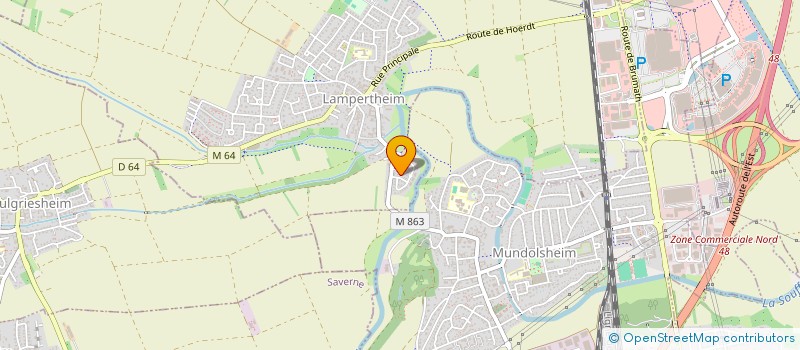 localisation de l'entreprise SCI SMARTIX  LAMPERTHEIM