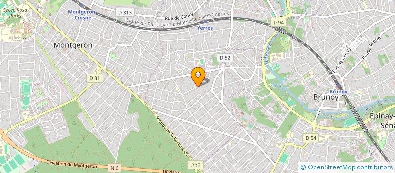 localisation de l'entreprise SCI SMAVEV  YERRES