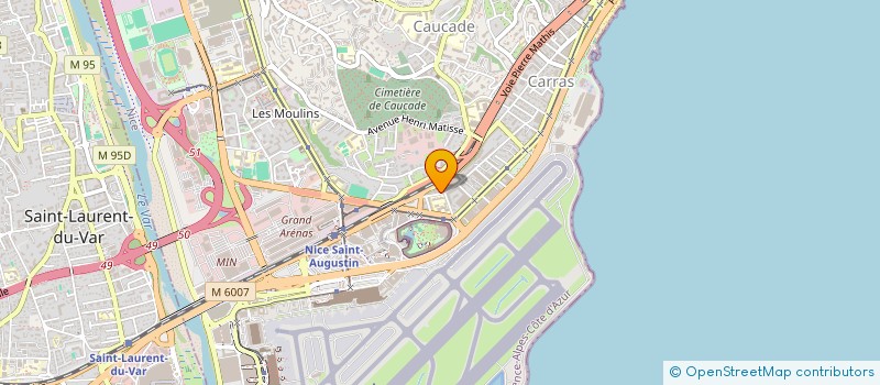 localisation de l'entreprise SCI SMAZ  NICE