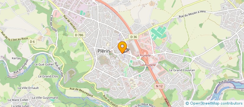 localisation de l'entreprise SCI SMB  PLERIN