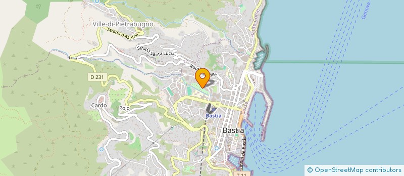 localisation de l'entreprise SCI SMB à BASTIA