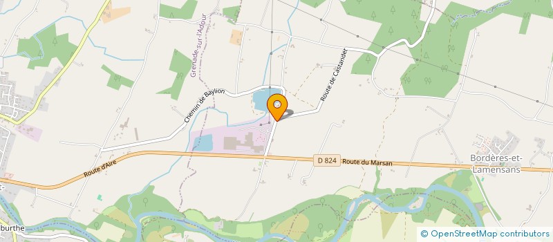 localisation de l'entreprise SCI SMB  BORDERES-ET-LAMENSANS