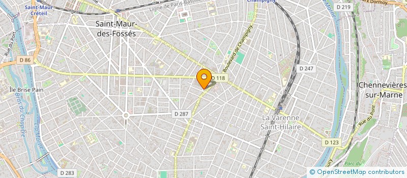 localisation de l'entreprise SCI SMC à SAINT-MAUR-DES-FOSSES