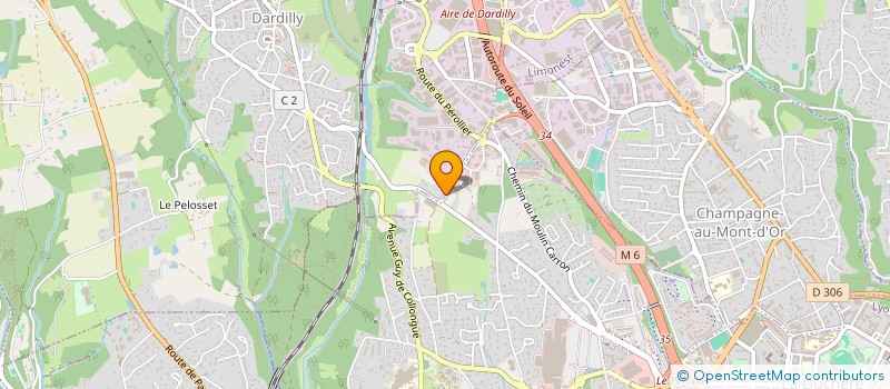 localisation de l'entreprise SCI SMC  DARDILLY