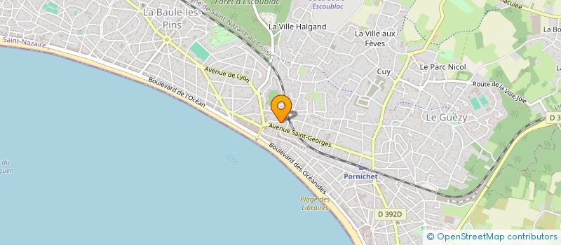 localisation de l'entreprise SCI SMC LITTORAL à LA BAULE-ESCOUBLAC