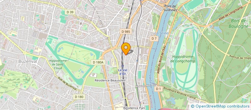 localisation de l'entreprise SCI SMCA 1 à SAINT-CLOUD