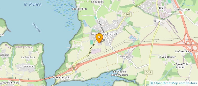 localisation de l'entreprise SCI SMCM  LA VILLE-ES-NONAIS