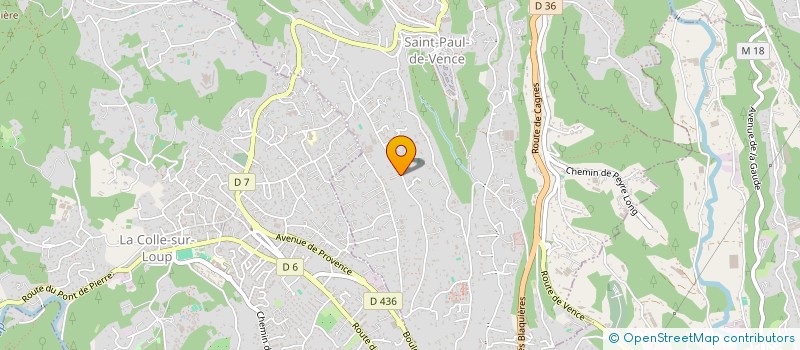 localisation de l'entreprise SCI SMCP à SAINT-PAUL-DE-VENCE