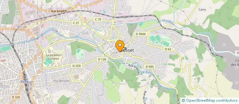 localisation de l'entreprise SCI SMD à CUSSET