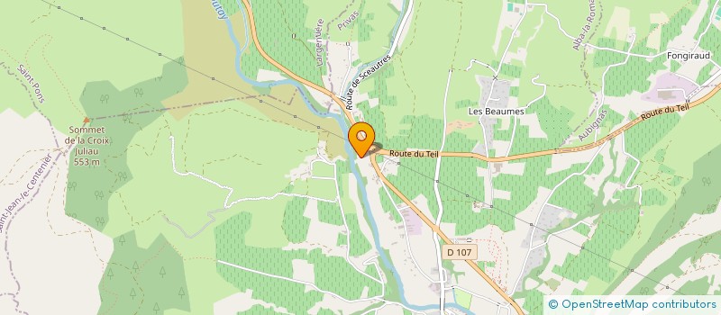 localisation de l'entreprise SCI SMD à ALBA-LA-ROMAINE