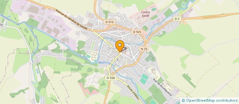 localisation de l'entreprise SCI SMD  DOULLENS